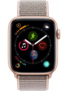 Apple Watch Series 4 - 40mm Gold Aluminum Case with Pink Sand Sport Loop, GPS, watchOS 5
