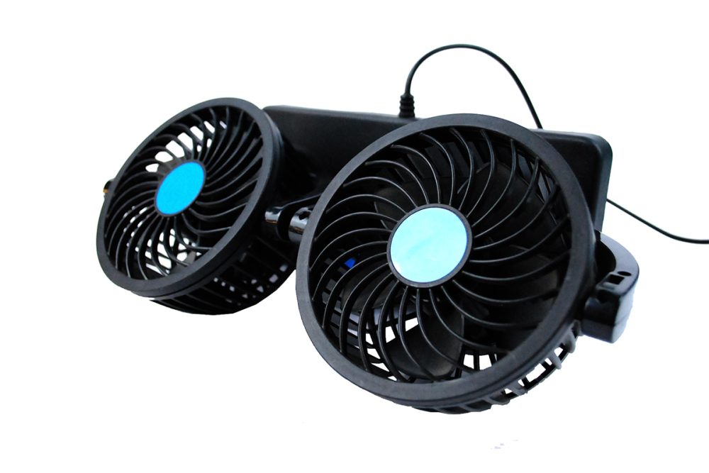 مروحة سيارة مزدوجة الرأس 3 مروحة سيارة مزدوجة الرأس - الصورة 3