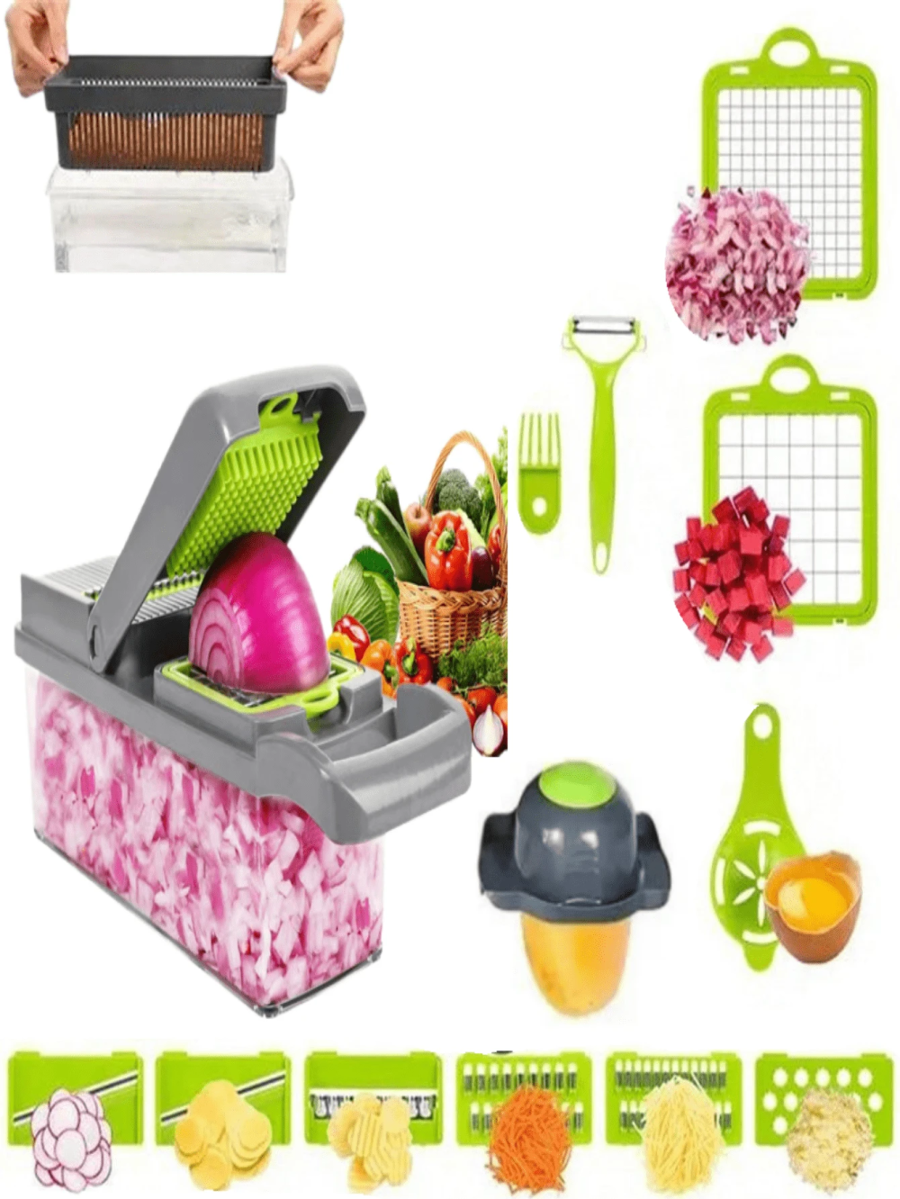 ⁦قطاعة Veggie Slicer الحديثة⁩ - الصورة ⁦2⁩