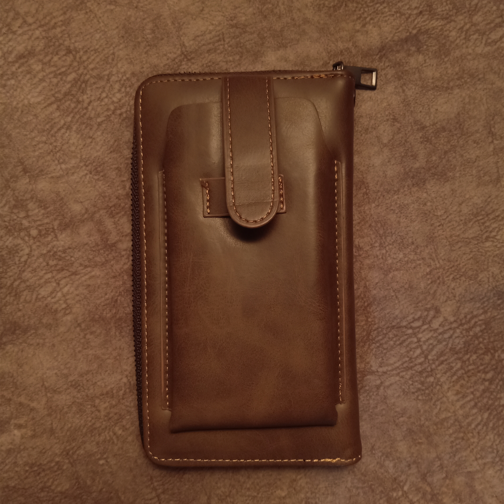 محفظة رجالي و كراتة وحامل للموبيل جلد 5 محفظة رجالي و كراتة وحامل للموبيل جلد - الصورة 5