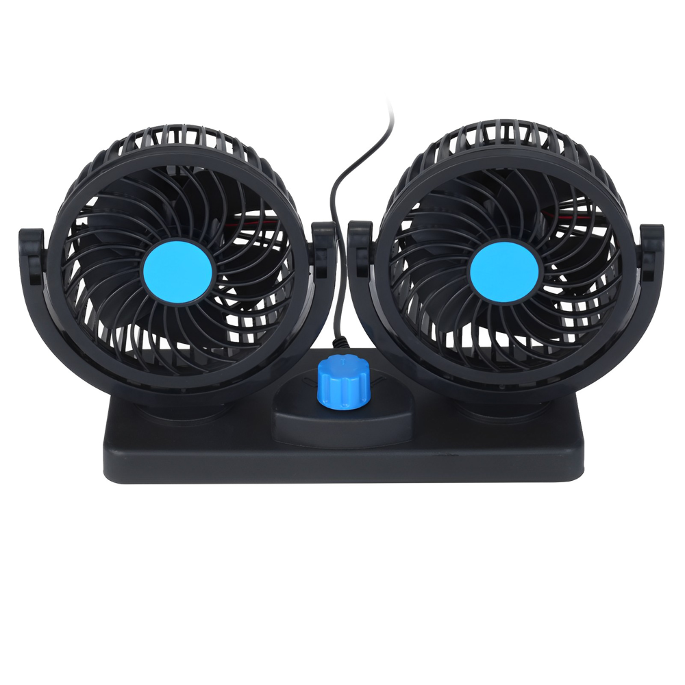 مروحة سيارة مزدوجة الرأس ب USB 6 مروحة سيارة مزدوجة الرأس ب USB - الصورة 6