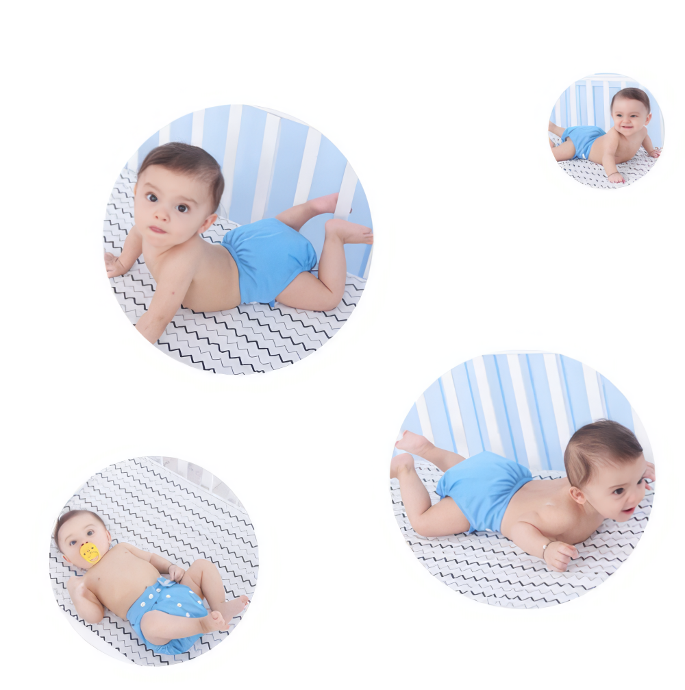 ⁦عرض قطعتين الحفاضه الصحية القابلة لإعادة الاستخدام⁩ - الصورة ⁦8⁩