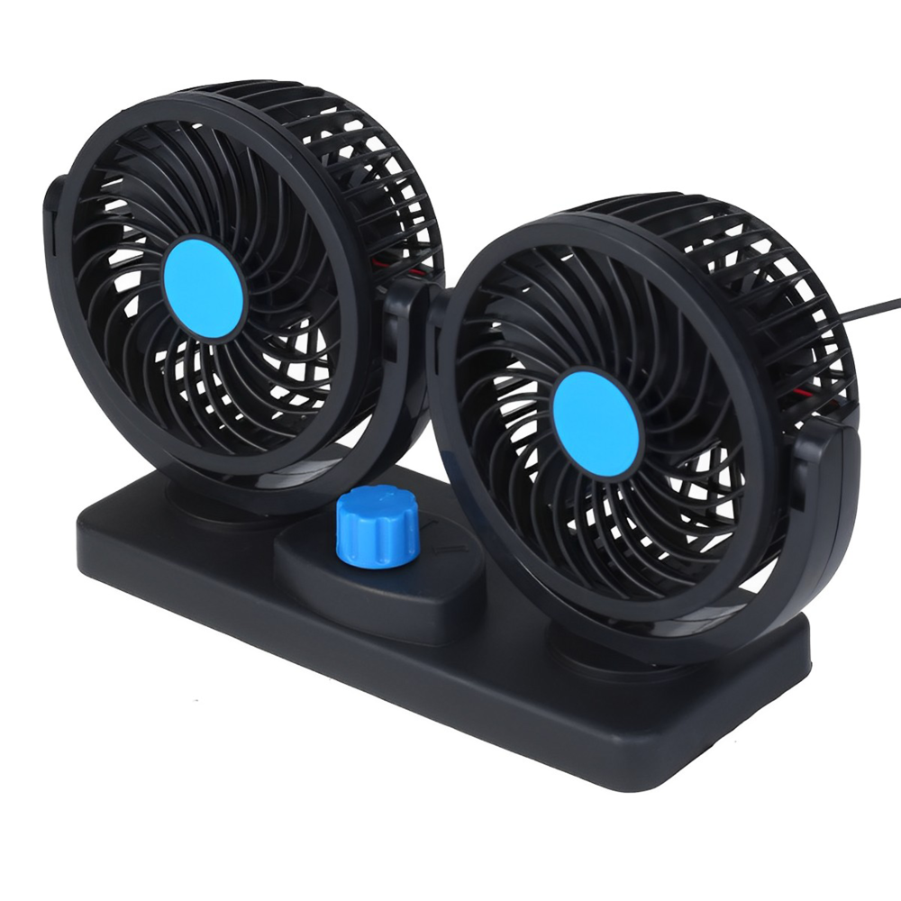 مروحة سيارة مزدوجة الرأس ب USB 3 مروحة سيارة مزدوجة الرأس ب USB - الصورة 3