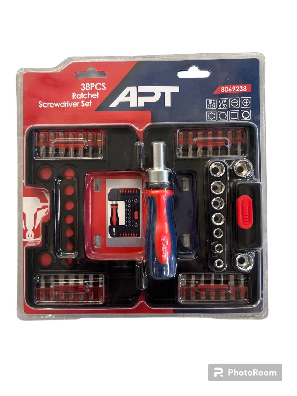 APT طقم لقم وسنون مفك متغيرة يد سيستيم مربع1/4 38 قطعة 2 APT طقم لقم وسنون مفك متغيرة يد سيستيم مربع1/4 38 قطعة - الصورة 2